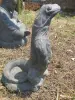 Product image 4 of the product “Standing water monitor lizard as a water feature, 60 cm high | Cast stone, handcrafted & coloured ”